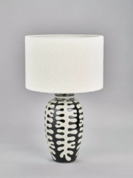 Pacific Elkorn Tall Ceramic Table Lamp, Black - thumbnail 2
