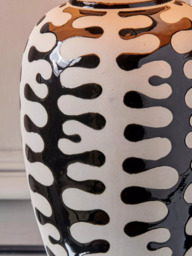 Pacific Elkorn Tall Ceramic Table Lamp, Black - thumbnail 5