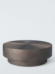 John Lewis Brandy Round Coffee Table, Bronze