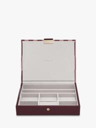 Stackers Classic Lid Jewellery Box, Chequered Star - thumbnail 1
