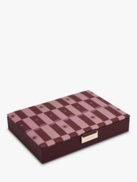 Stackers Classic Lid Jewellery Box, Chequered Star - thumbnail 3