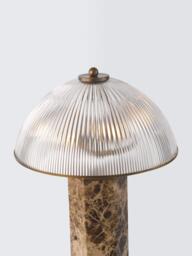 John Lewis Maelo Mushroom Table Lamp, Emperador Marble - thumbnail 5