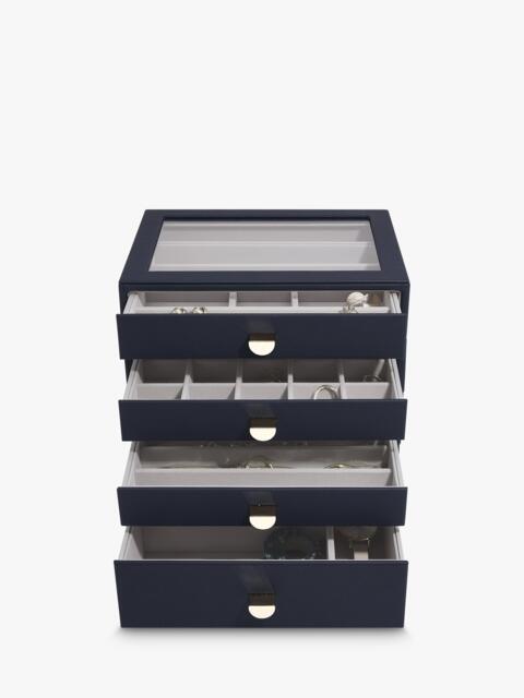 Stackers Glass Lid 4 Drawer Jewellery Box - image 1