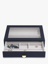 Stackers Glass Lid 4 Drawer Jewellery Box - thumbnail 4