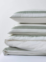 John Lewis Chelsea Stripe Pure Cotton Weave Duvet Cover Set - thumbnail 5