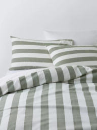 John Lewis Chelsea Stripe Pure Cotton Weave Duvet Cover Set - thumbnail 1