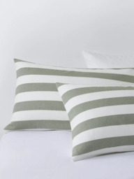 John Lewis Chelsea Stripe Pure Cotton Weave Duvet Cover Set - thumbnail 3