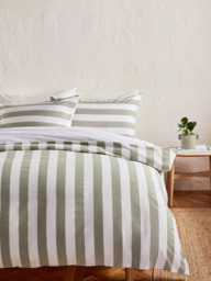 John Lewis Chelsea Stripe Pure Cotton Weave Duvet Cover Set - thumbnail 6