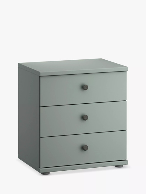 John Lewis Marlow 3 Drawer Bedside Table, 50cm - image 1