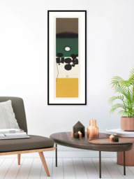 Tate + John Lewis Victor Pasmore 'Hear the Sound of a Magic Tune' Wood Framed Print & Mount, 103 x 43cm - thumbnail 2