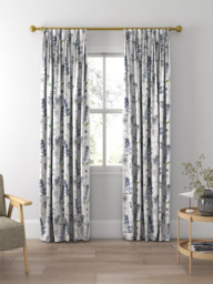 Designers Guild Acanthus Made to Measure Curtains and Roman Blind, Indigo - thumbnail 5