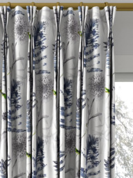 Designers Guild Acanthus Made to Measure Curtains and Roman Blind, Indigo - thumbnail 6