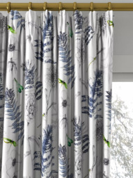 Designers Guild Acanthus Made to Measure Curtains and Roman Blind, Indigo - thumbnail 2