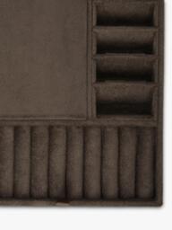 TUTTI Ritual Large Jewellery Box, Mushroom Suede - thumbnail 4