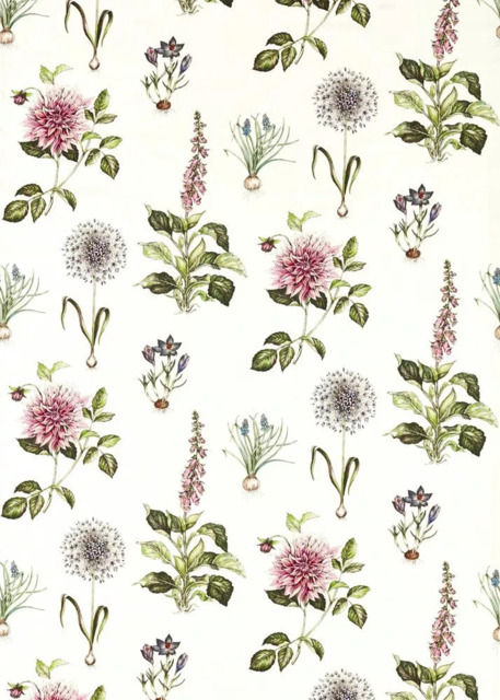 Clarke & Clarke Roseraie Made to Measure Curtains & Roman Blind, Summer - image 1