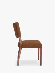 John Lewis Parisian Dining Chair, Smoked Oak Leg, Mohair Cress - thumbnail 5