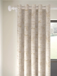 John Lewis Cala Weave Pair Lined Eyelet Curtains - thumbnail 1