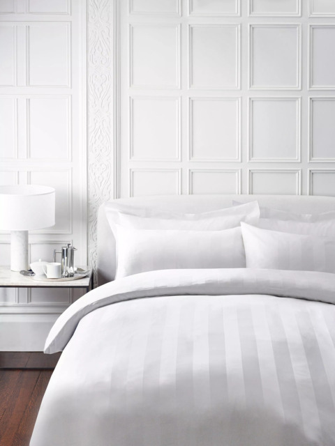 Jasper Conran London 500 Thread Count Satin Stripe Bedding - image 1