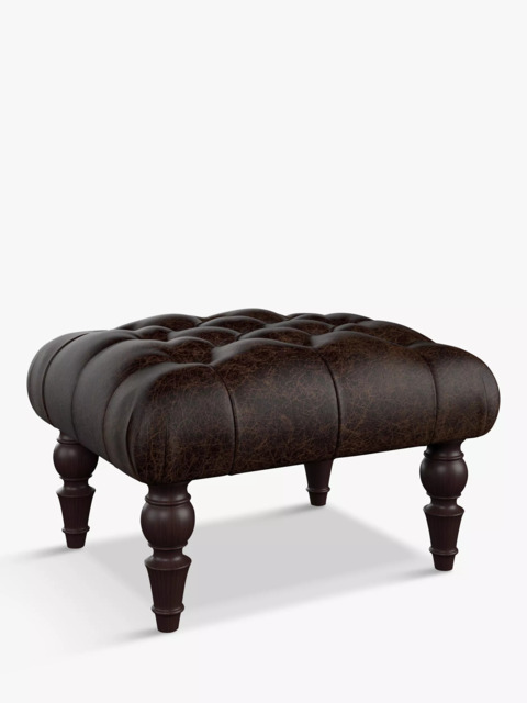 Tetrad Aughton Leather Footstool - image 1