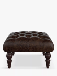 Tetrad Aughton Leather Footstool - thumbnail 3