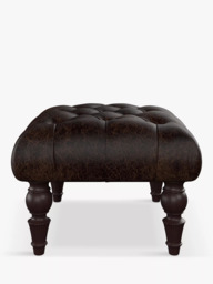 Tetrad Aughton Leather Footstool - thumbnail 5