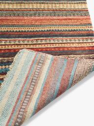 John Lewis Khurjeen Stripe Rug, Multi - thumbnail 3