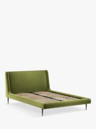 John Lewis Mid-Century Sweep Upholstered Bed Frame, Double - thumbnail 1