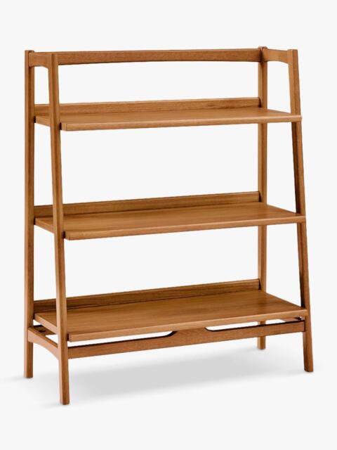 West Elm Mid Century Low Bookcase, Acorn - image 1