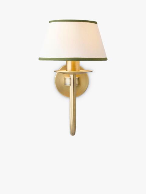 John Lewis Trevelyan Wall Light, Antique Brass/Avocado - image 1