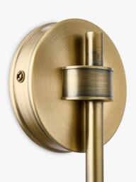 John Lewis Trevelyan Wall Light, Antique Brass/Avocado - thumbnail 6