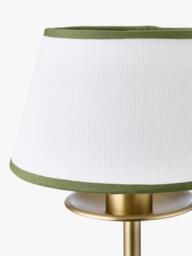 John Lewis Trevelyan Wall Light, Antique Brass/Avocado - thumbnail 5