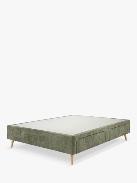 Silentnight Non-Sprung Upholstered 4 Drawer Slimline Divan Base, King Size - image 1