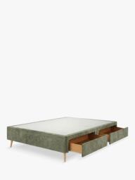 Silentnight Non-Sprung Upholstered 4 Drawer Slimline Divan Base, King Size - thumbnail 2