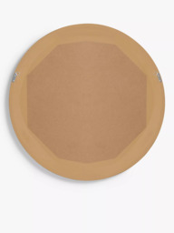 John Lewis Slim Solid Oak Wood Round Wall Mirror - thumbnail 4