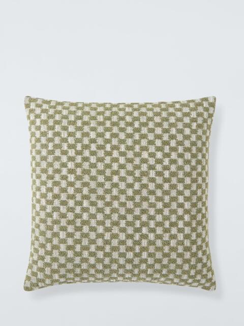 John Lewis Woven Check Cushion - image 1