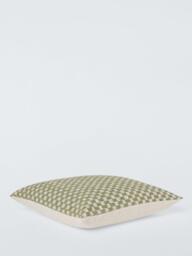 John Lewis Woven Check Cushion - thumbnail 3