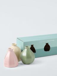 John Lewis x Anine Cecilie Iversen Stoneware Bud Vases, Set of 3, Multi - thumbnail 3