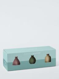 John Lewis x Anine Cecilie Iversen Stoneware Bud Vases, Set of 3, Multi - thumbnail 4