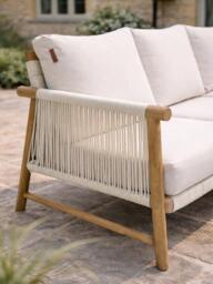KETTLER Forest 5-Seater Garden Sofa Chaise, FSC-Certified (Acacia Wood), Natural - thumbnail 3