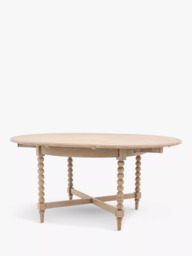 Gallery Direct Bessemer Round Extending Dining Table, Oak - thumbnail 2