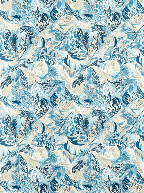 Harlequin Alotau Made to Measure Curtains or Roman Blind, Celestial/Ink - image 1