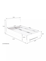 John Lewis Bonnie Upholstered Bed Frame, Small Double - thumbnail 6