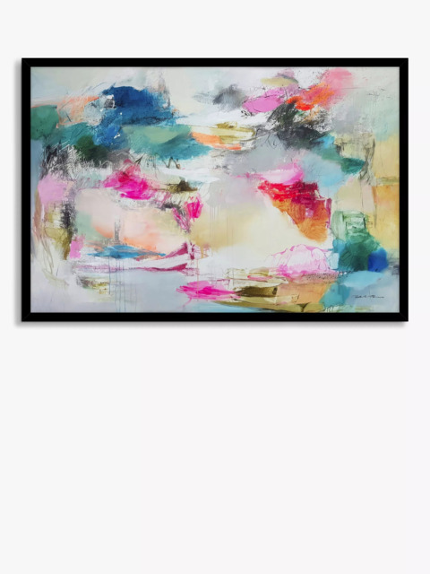 John Lewis Natasha Barnes 'Tunbridge' Embellished Framed Print, 84.5 x 124.5cm, Multi - image 1
