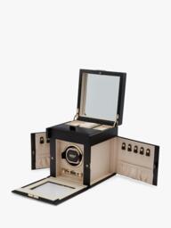 WOLF Palermo 1 Module Leather Watch Winder and Jewellery Box - thumbnail 3
