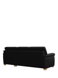 John Lewis Camden RHF Chaise Leather Sofa Bed, Light Leg - thumbnail 4