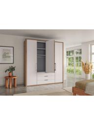 John Lewis Osaka 2m Bi-Fold Wardrobe with 4 Glass Doors & 3 Glass Drawers - thumbnail 3