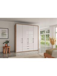 John Lewis Osaka 2m Bi-Fold Wardrobe with 4 Glass Doors & 3 Glass Drawers - thumbnail 2