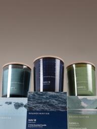 SKANDINAVISK Fjord Two Wick Scented Candle, 350g - thumbnail 4