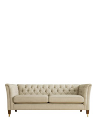 Laura Ashley Chatsworth Large 3 Seater Sofa, Teak Leg - thumbnail 3