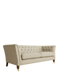 Laura Ashley Chatsworth Large 3 Seater Sofa, Teak Leg